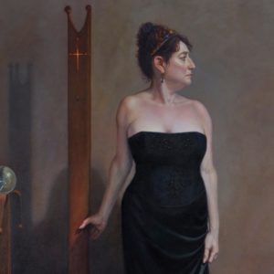 Portrait Of An American Woman 84×50 In