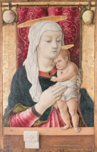 Painting of Madonna and Child by Carlo Crivelli from The San Diego Musuem of Art collection