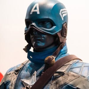 Captain America At The Comic Con Museum