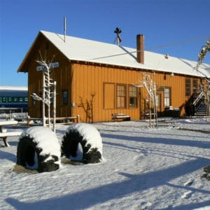 Pacific Southwest Railway Museum Snow
