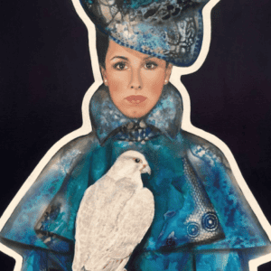 Alejandra Phelts, The Lady Of The Birds, 2021 Oil On Canvas Resize Landscape Crop