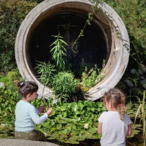 Kids Explorin The FUN At The Water Conservation Garden