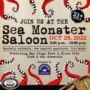 Sea Monsters Saloon October 29 SDMC 550×550