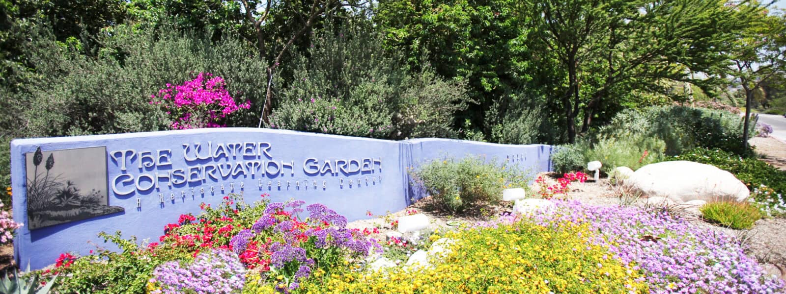 Water Conservation Garden Welcome Sign