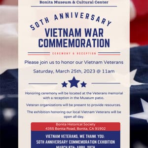 Vietnam Veterans, We Thank You: 50th Anniversary Commemoration
