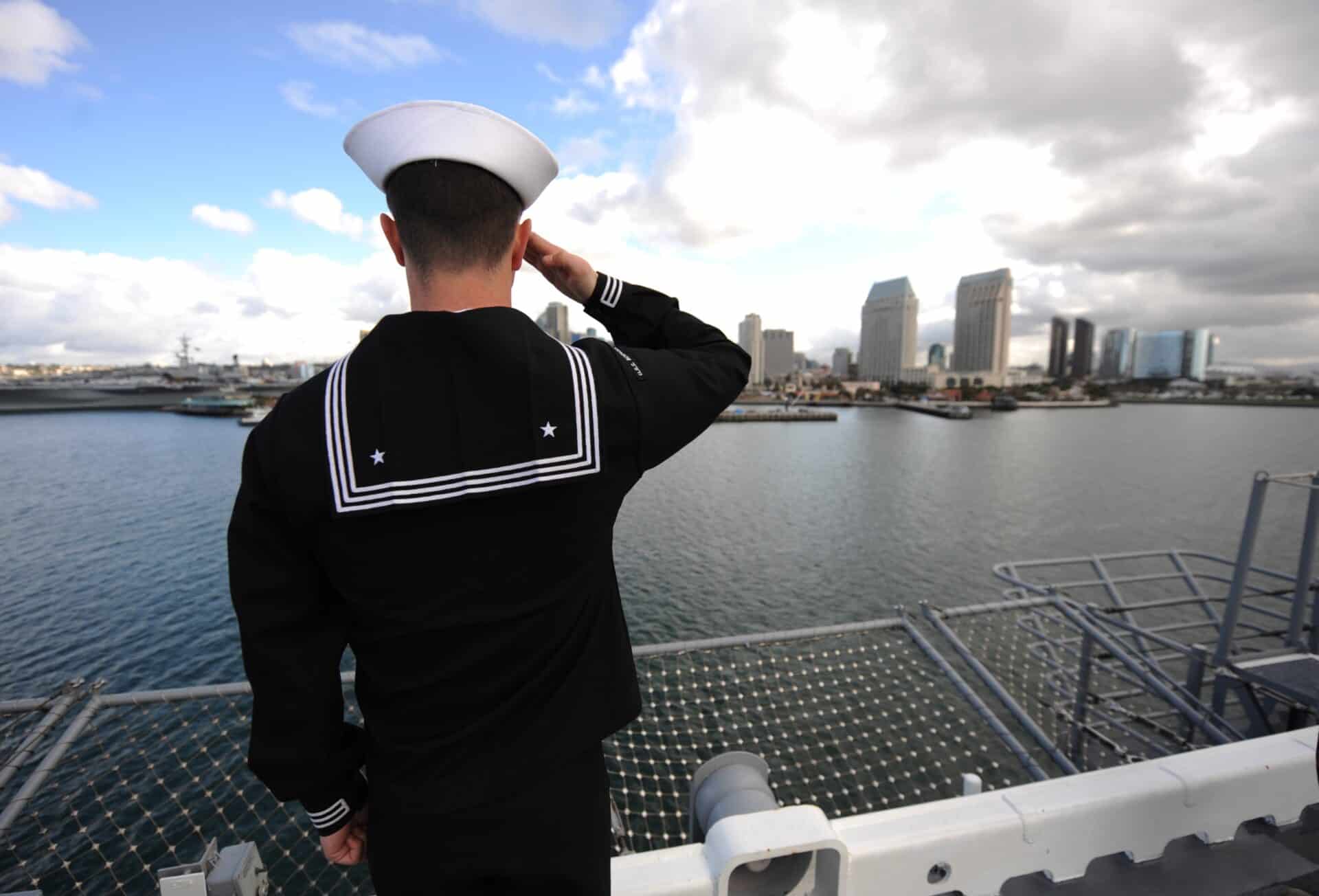 US Navy The San Diego Padres show their military support by