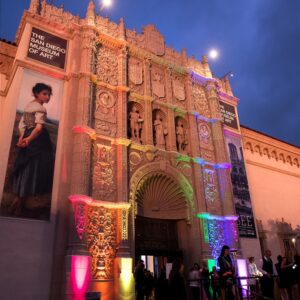 Museum Facade With Rainbow Lighting IMG 0021 Resize