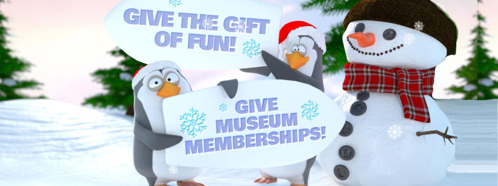 Give The Gift Of Museum Memberships Banner