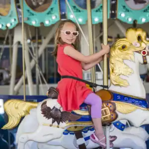 Kids fun at Carousel