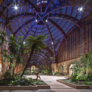 Balboa Park’s Botanical Building & Gardens At Night