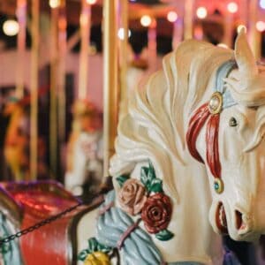 Carousel close up