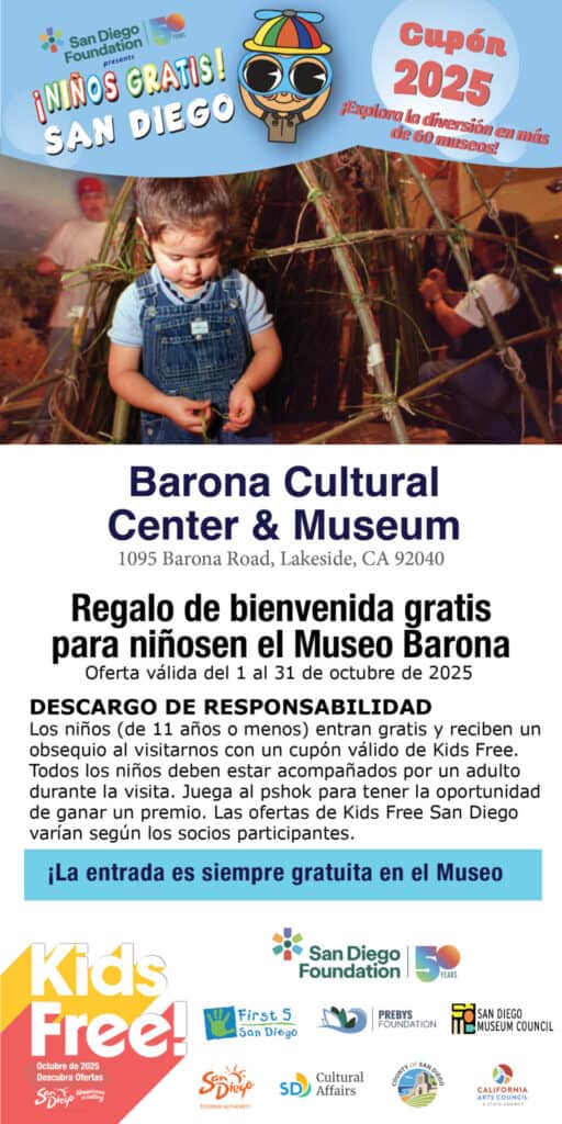 Barona Spanish Kids Free 2025 Coupon (1)