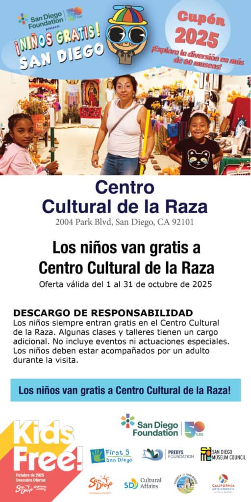 Centro Cultural De La Raza Spanish Kids Free 2025 Coupon