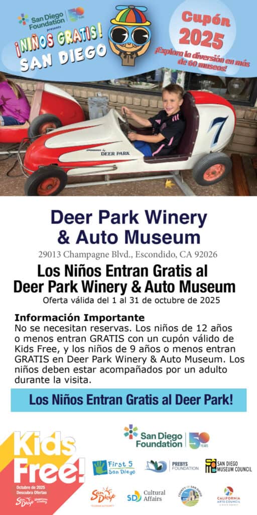 Deer Park Spanish Kids Free 2025 Coupon