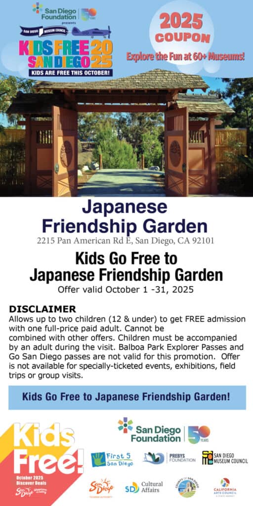 Japanese Friendship Garden Free 2025 Coupon