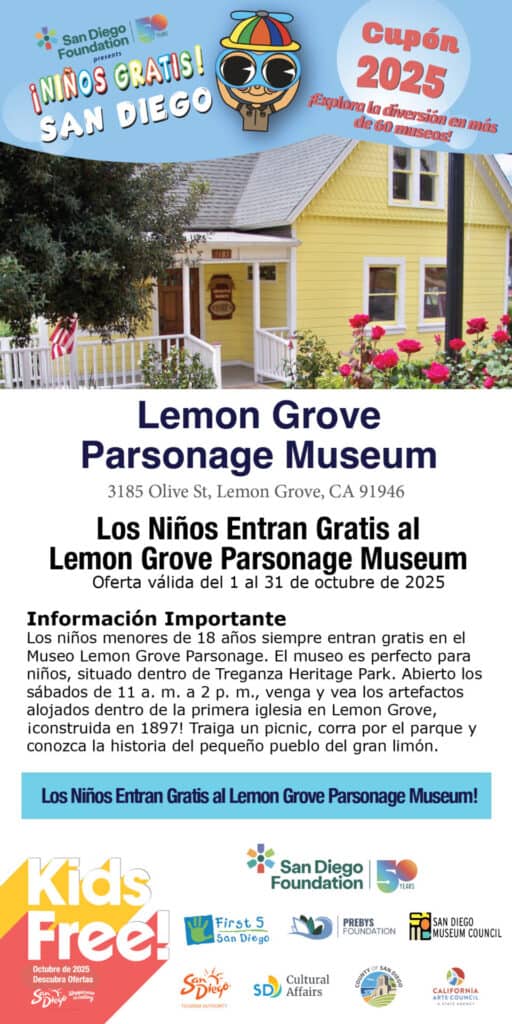 Lemon Grove Spanish Kids Free 2025 Coupon