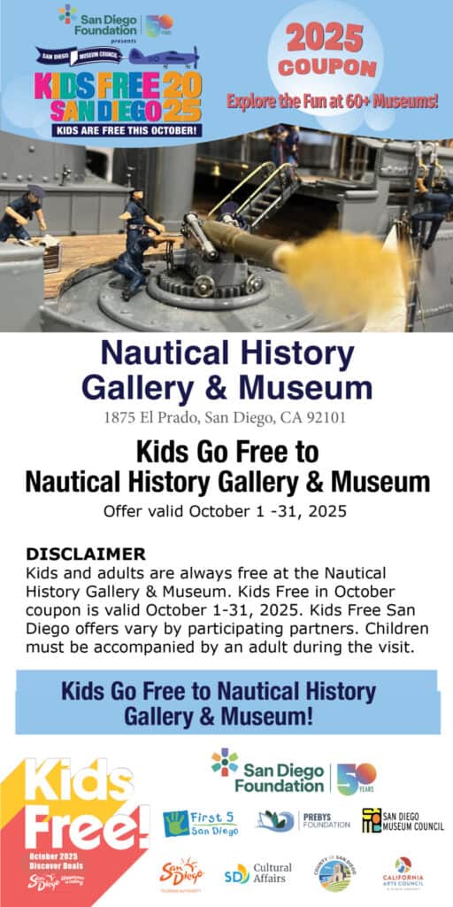Nautical History Gallery & Museum Kids Free 2025 Coupon