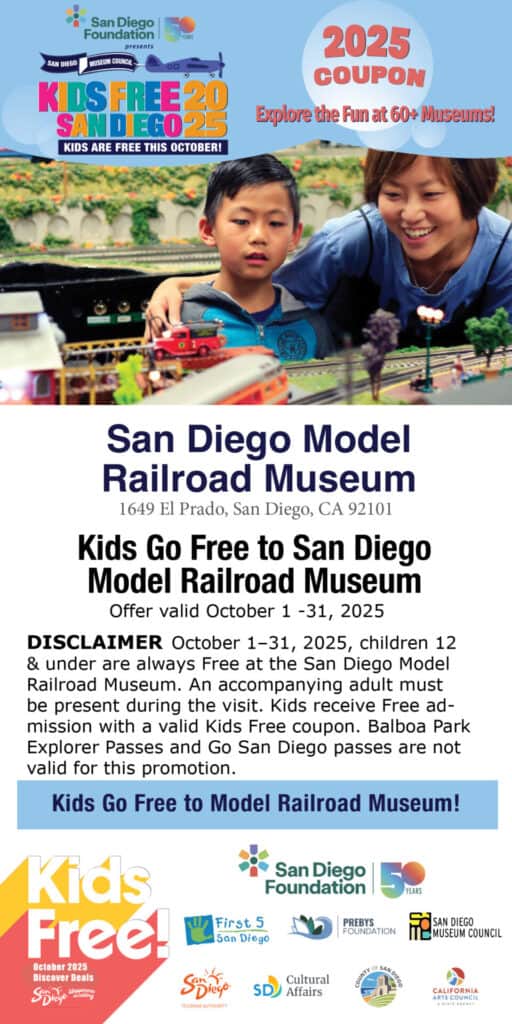 SD Model Railroad Museum 2025 Coupon