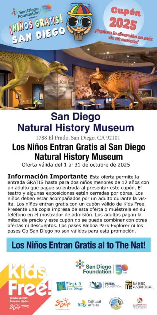 The Nat Kids Free 2025 Spanish Coupon