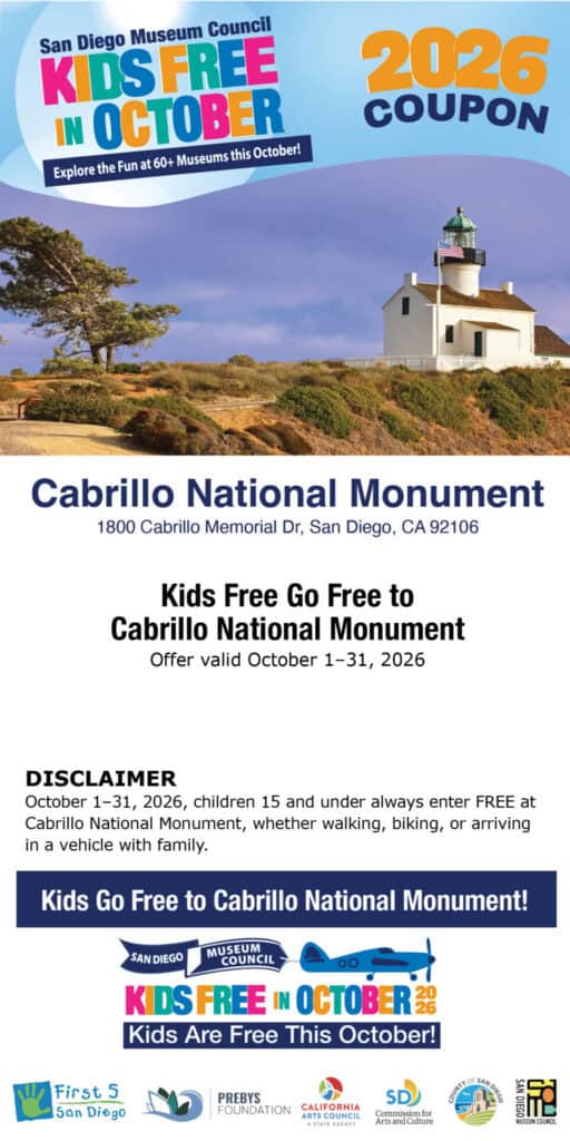 Cabrillo Kids Free Coupon 2026