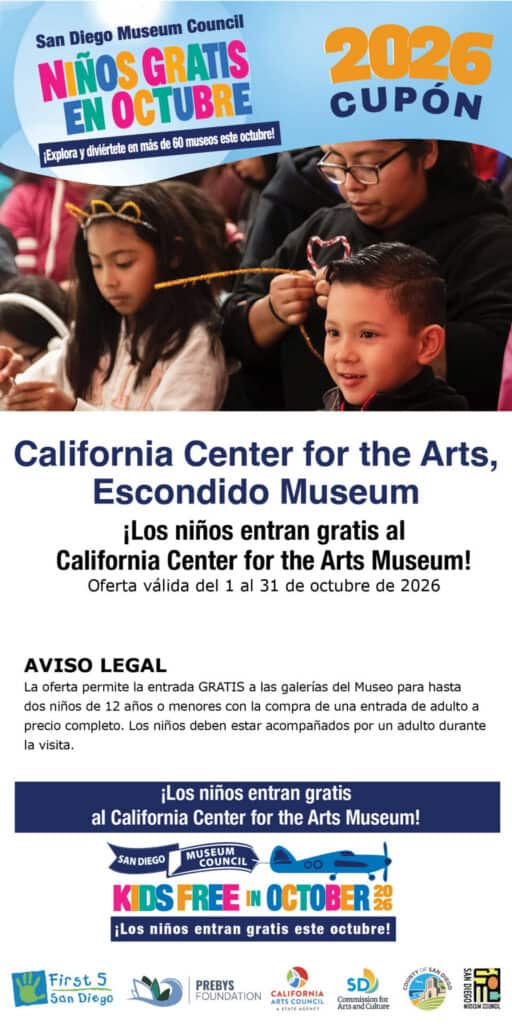 Center For The Arts Spanish Kids Free 2026 Coupon (1)
