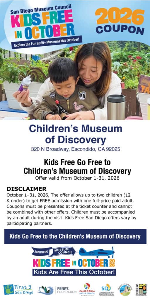 Childrens Museum Of Discovery Englsih Kids Free 2026 Coupon (1)