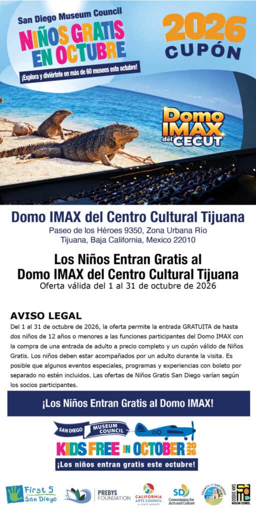 Domo Imax Spanish Kids Free Coupon 2026