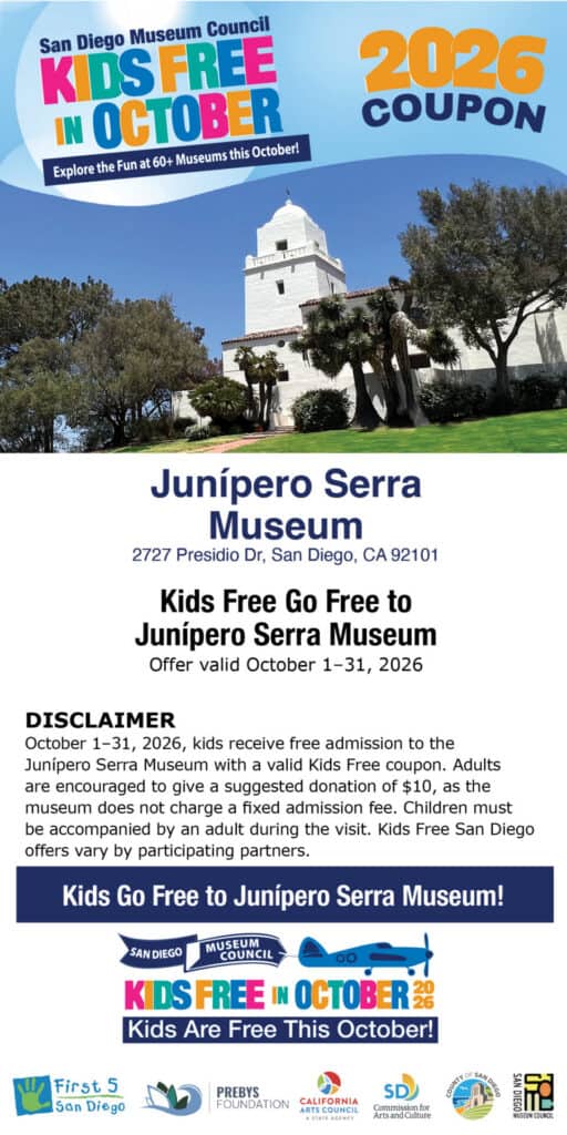 Junipero Kids Free Coupon 2026