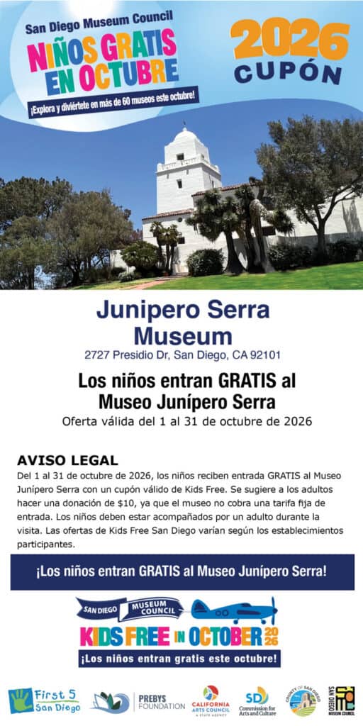 Junipero Spanish Kids Free Coupon 2026