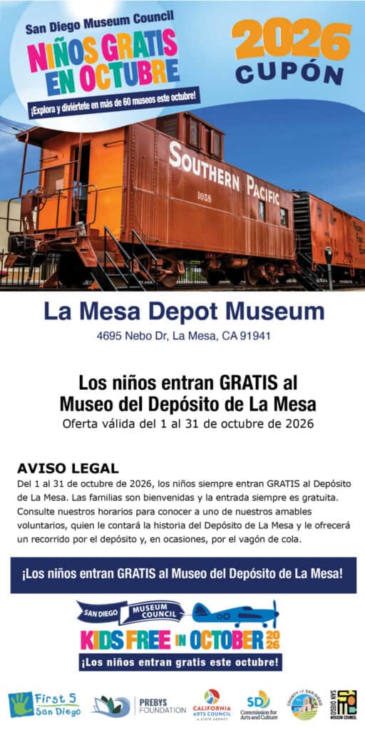 La Mesa Depot Spanish Kids Free Coupon 2026