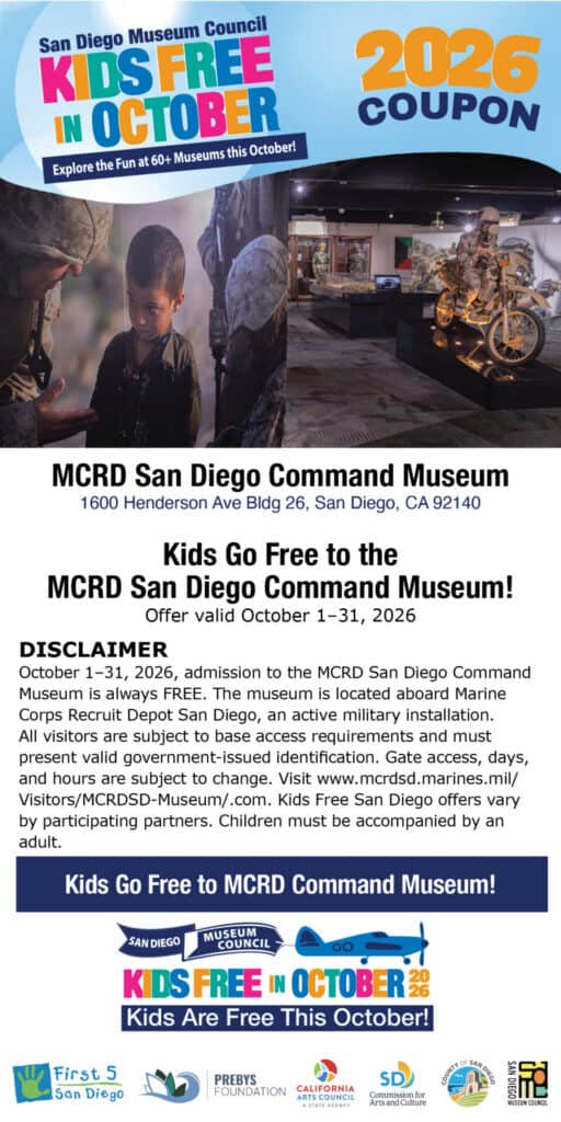 Mcrd Museum Kids Free Coupon 2026