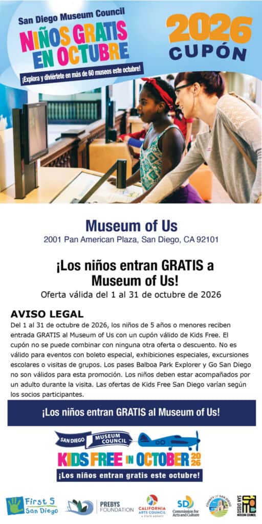 Museum Of Us Spanish Kids Free Coupon 2026