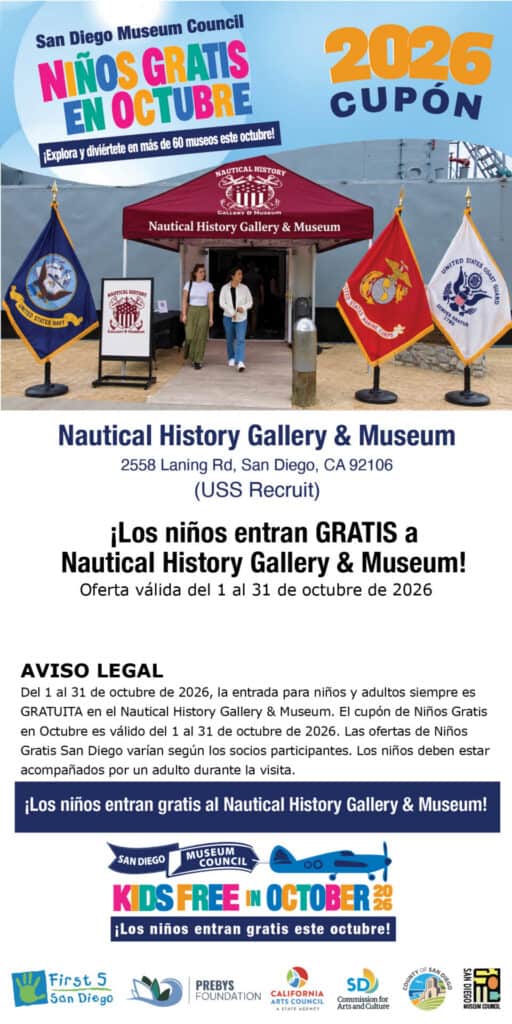 Nautical History Spanish Kids Free Coupon 2026