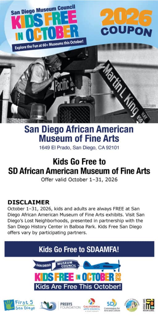 Sd African American Museum Of Fine Arts Kids Free Coupon 2026