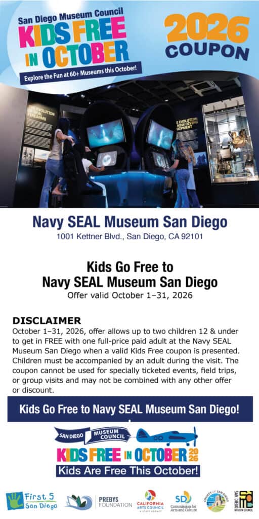 Seal Museum Kids Free Coupon 2026