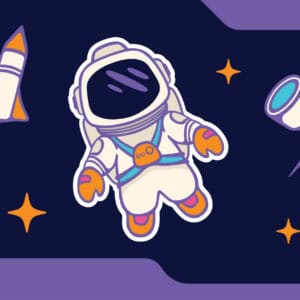 Space Night 2026 Calendar Image No Text