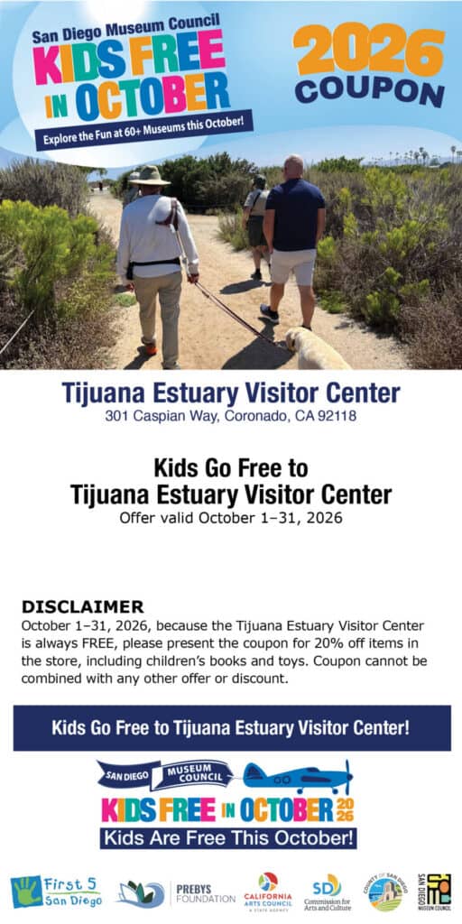 Tijuana Estuary Kids Free Coupon 2026