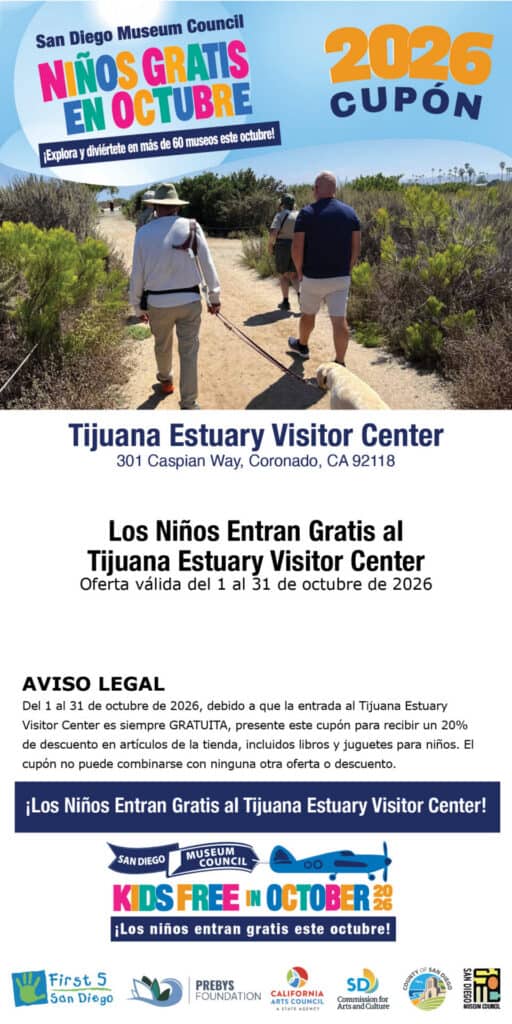 Tijuana Estuary Spanish Kids Free Coupon 2026