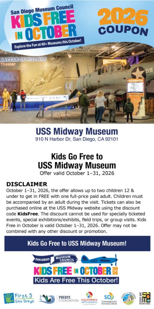Uss Midway Museum Kids Free Coupon 2026